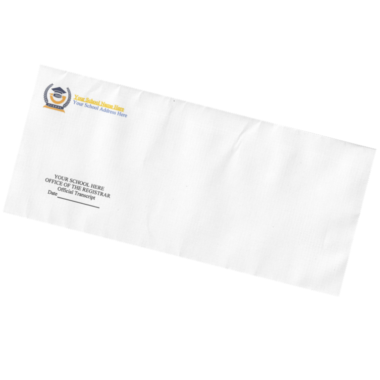 Fake Transcript Envelope for Fake Transcripts